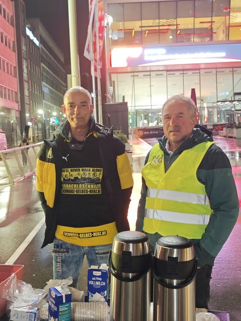 Verteilung am Dortmunder Hauptbahnhof