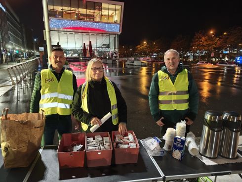 Verteilung am Dortmunder Hauptbahnhof