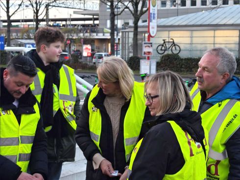 Weihnachstveranstaltung am Dortmunder Hauptbahnhof