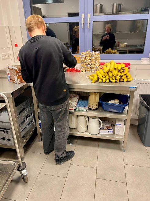 Lunchpakete für Bedürftige