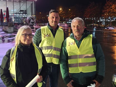 Verteilung am Dortmunder Hauptbahnhof